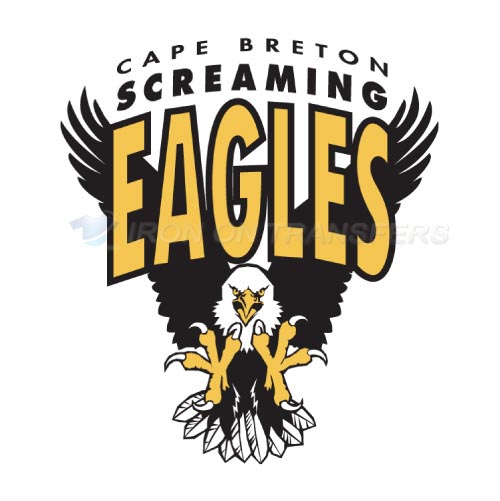 Cape Breton Screaming Eagles Iron-on Stickers (Heat Transfers)NO.7412